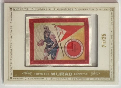 Mario Elie 2008-09 Topps T-51 Murad Mini Silk #’D 21/25 Houston Rockets - Image 1 of 2