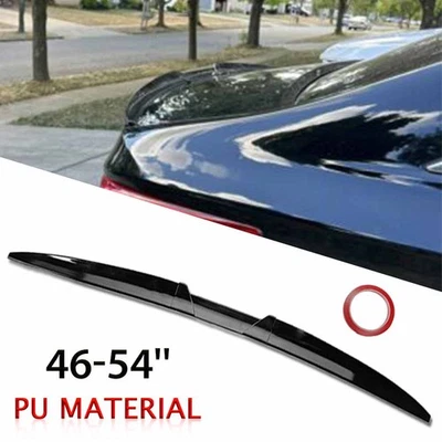 Universal Ducktail Adjustable Car Top Diffuser Rear Trunk Spoiler Wing Bumper US - Imagem 1 de 4