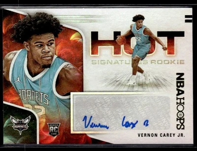 L17,249 - 2020-21 Hoops Hot Signatures Rookies #41 Vernon Carey Jr. Auto - Image 1 of 2