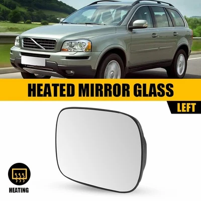 Fit Volvo XC70 XC90 2003-2006 Side Front Driver Power Heated Glass Mirror Clear - Image 1 of 4