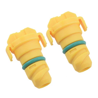 Tapón de drenaje de aceite del motor 2 piezas apto para Ford Mustang Expedition 2015-2019 ABS Foto 1 de 4