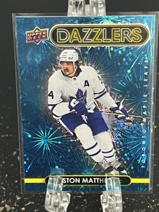 AUSTON MATTHEWS--2021-22 UPPER DECK--BLUE DAZZLERS--APLE LEAFS--FREE SHIPPING - Bild 1 von 2