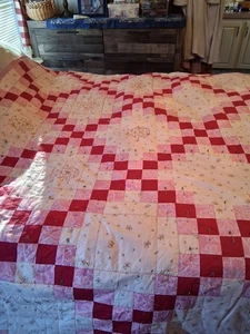 Quilt-Projekt, unvollständig 75" x 100" - Bild 1 von 12