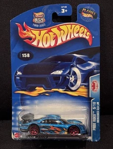 2003 Hot Wheels #158 Pride Rides 5/10 MERCEDES CLK-LM Blue w/Red Spoke Wheels - Picture 1 of 5