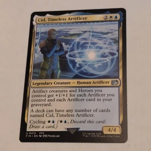 Cid, Timeless Artificer (0412) Final Fantasy (NONFOIL) MTG - Foto 1 di 2