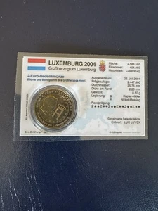 2 Euro Luxemburg 2004, Gedenkmünzen UNC - Bild 1 von 1