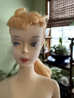 Vintage Number 3 Mattel Blonde Ponytail Barbie  - Image 1 of 4