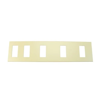 LIGHTOLIER NFB5SSLLLI MULTI-PANDILLA, 5 VELOCIDADES, PLACA FRONTAL NFB PLACA DE PARED, MARFIL Foto 1 de 3