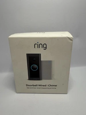 Ring Wired 1080p Video Doorbell with Chrime - Black - Image 1 of 4