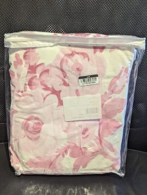 LoveShackFancy Smocked Drape By Pottery Barn Teen 84" Pink Floral - Image 1 of 4