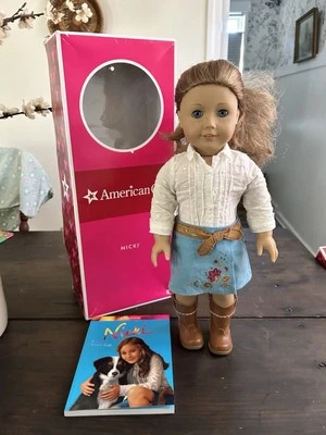 American Girl Doll Nicki Fleming, 2007 Girl of the Year Retired With Book - Image 1 of 4