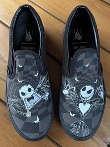 Vans Kids Slip On 6 US Nightmare Before Christmas Jack Skellington scacchiera - Foto 1 di 8