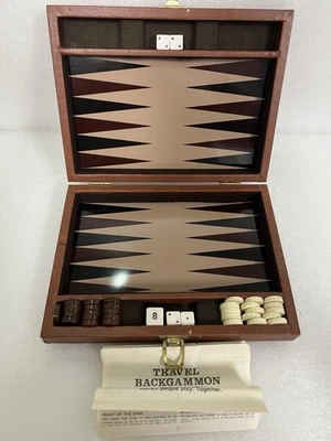 Juego de viaje de backgammon Pressman vintage  Foto 1 de 4