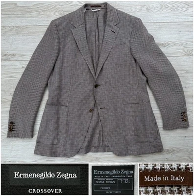 Chaqueta de bolsillo 2022 $5995 Ermenegildo Zegna "Fairway" parche cruzado 42L 42R 52L Foto 1 de 4