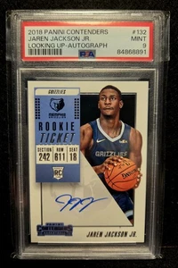 2018-19 Contenders Basketball Jaren Jackson Jr Looking Up Autograph Rookie PSA 9 - Bild 1 von 2