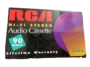 Nueva cinta de casete de audio RCA 90 minutos Hi-Fi estéreo sellada - Imagen 1 de 4