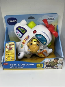 VTech Soar & Discover Airplane - Interactive Learning Toy (9-36 Months) - New - Picture 1 of 8