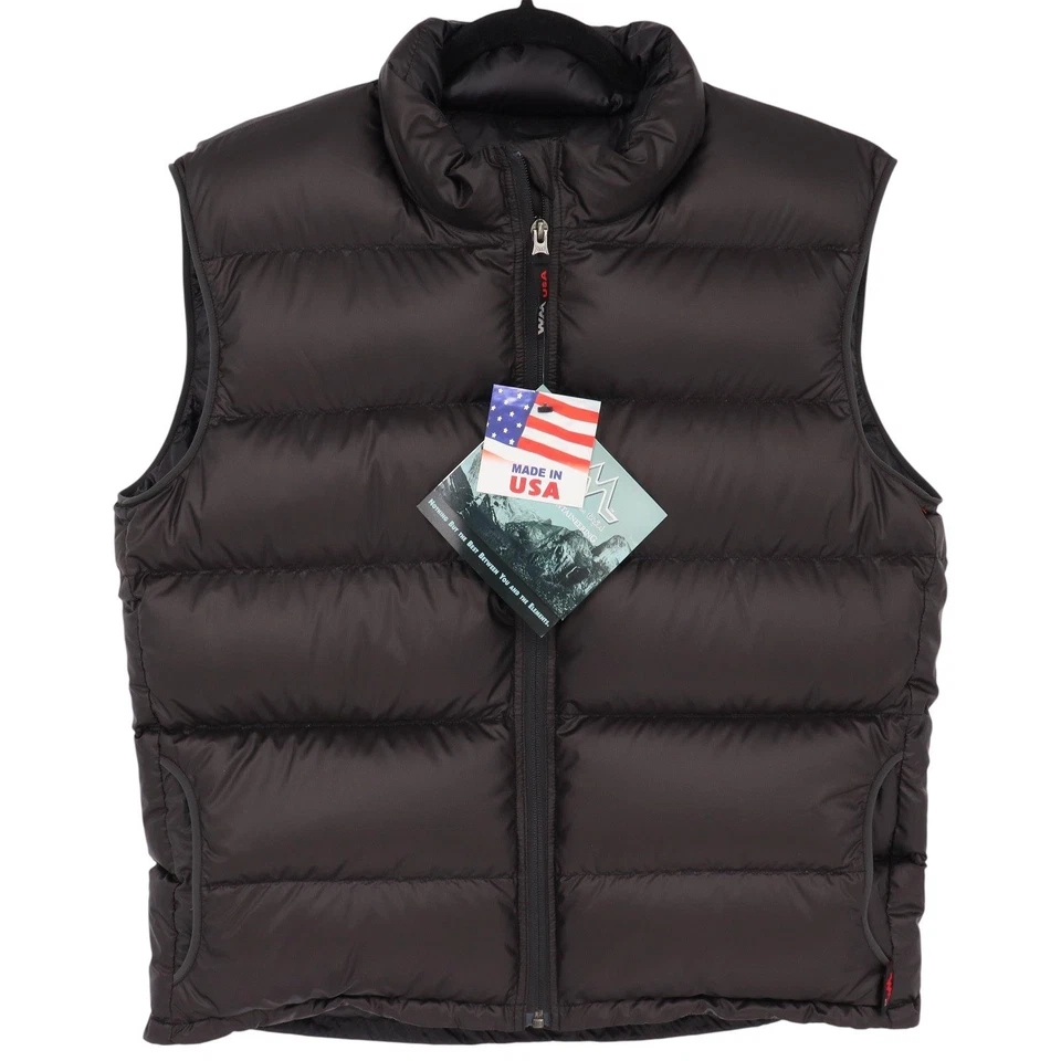 Chaleco acolchado Western Mountaineering EE. UU. Unisex Talla M Negro Ligero Foto 1 de 4