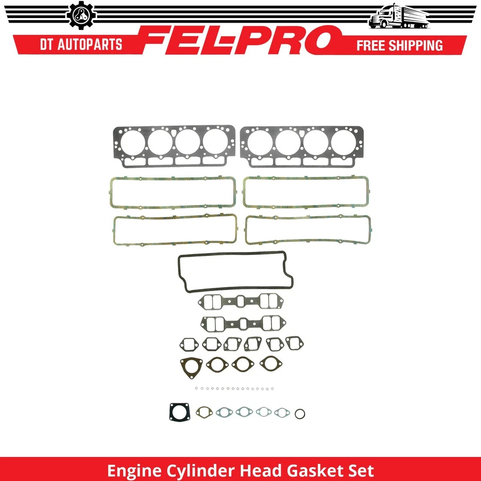 Juego de juntas de culata Fel-Pro para Cadillac Serie 75 Fleetwood Eng 1956-1962 Foto 1 de 1