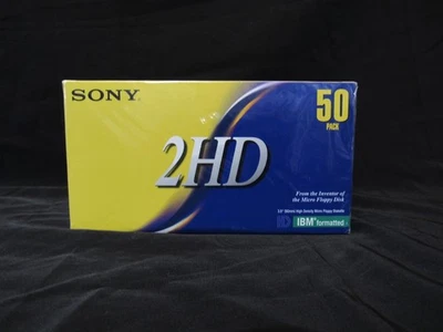 Micro disquetes Sony de 3,5" PACK DE 50 IBM formateado HD 50MFD-2HD Foto 1 de 4
