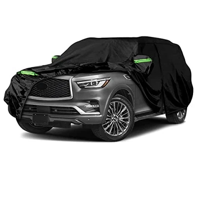 For Infiniti QX80 2004-2025 Waterproof Car Cover 6 Layers All Weather with Zippe Foto 1 de 4