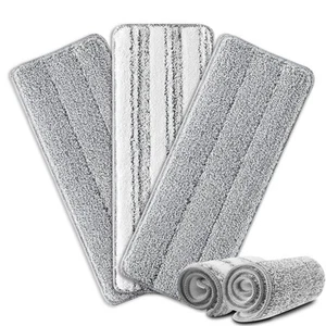 Flat Mop Pads, 3 Pack 13" X 4.9" Microfiber Mop Pad/Refill/Head, Mop Pads Was... - Picture 1 of 7