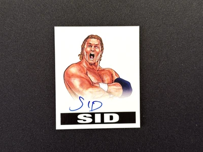 SID 2012 Leaf Originals Wrestling Auto On Card Autograph A-SID Vicious Justice - Image 1 of 4