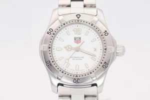 Reloj para mujer TAG Heuer Professional 200 m WK1311 cuarzo esfera blanca hecho en Suiza - Imagen 1 de 23