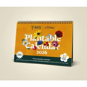RHS A5 Sustainable Plantable 2026 Wildflower Seed Desk Calendar New - Picture 1 of 5