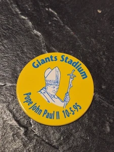1995 Stadio Gigante Papa San Giovanni Paolo II Ricordo Visita Papale Gettone Usa - Foto 1 di 2