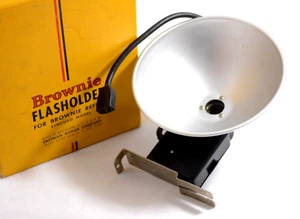 FLASH APPAREIL PHOTO VINTAGE KODAK BROWNIE REFLEX MODÈLE SYNCHRO TLR AVEC BOÎTE - Photo 1/5