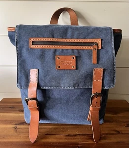 Mochila de mezclilla y cuero encerado The Dust Company - Imagen 1 de 19