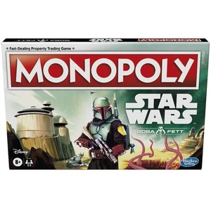 MONOPOLY: Star Wars Boba Fett Edition Board Game for Kids Ages 8+, Inspired by T - Picture 1 of 10