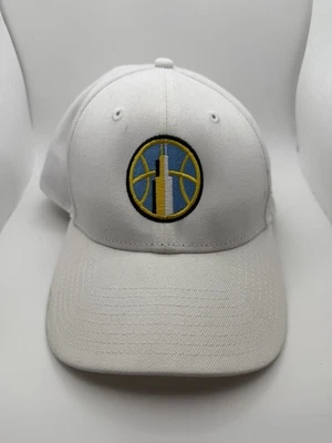 Chicago Sky Hat Mens Strapback White One Size New Era Cap Basketball WNBA Logo - Image 1 of 4