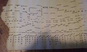 Player Piano Scroll Unknown Specifics - Picture 1 of 1