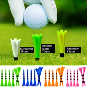 10/30/50X Plastic Golf Tees Bulk Professional Reduce Friction Spins Golf Tees UK - Picture 1 of 16