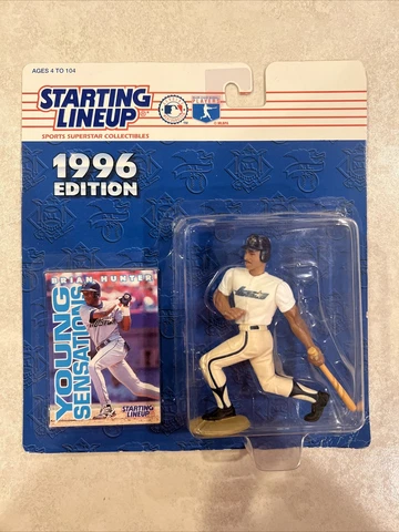 Brian Hunter Houston Astros 1996 Baseball Starting Lineup Collectible With Card Cover
