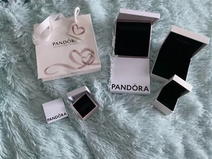 GENUINE PANDORA PACKAGING ASST BRACELET..CHARM...RING...NECKLACE..GIFT BAG - Picture 1 of 11