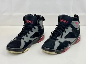 Nike Air Jordan VII 7 Retro GG 442960-008 Shoes - Youth 5.5Y Black Gray Red - Picture 1 of 2