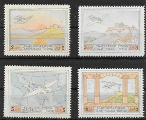 GRIECHENLAND SG406/9 1926 LUFTSATZ MTD POSTFRISCH* - Bild 1 von 1