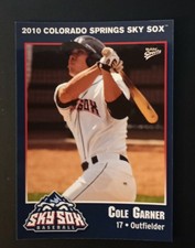 2010 Multi-Ad Colorado Springs Sky Sox Cole Garner #8