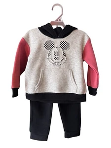 NWT Mickey Mouse Disney Active Wear Set Boy Or Girl Sweater & Jogger Pants Sz 2T - Picture 1 of 4