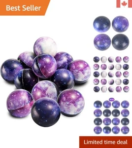 Colorful 2 Inch Stress Balls - Galaxy Theme - Great Party Favors for Kids - Photo 1 sur 8