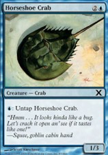 4x Horseshoe Crab MTG 10th Edition NM Magic Regular
