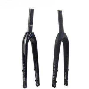 Carbon Bicycle Fork 20inch 451 Disc Brake 100mm Flat Mount for Folding Bikes - Picture 1 of 22