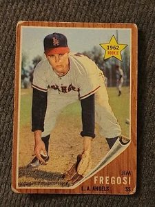 1962 Jim Fregosi Topps #209 Los Angeles Angels Rookie RC *LOW GRADE* ~Crease~ - Picture 1 of 2