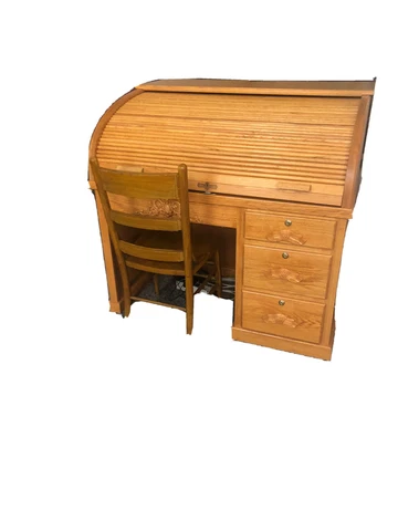 used oak roll top desk Cover