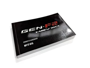Genuine HSV Owners Manual /Book for - GenF2 Gen-F2 VF GTS LSA - Picture 1 of 7
