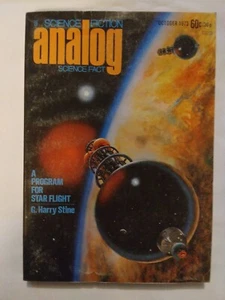 1973 October, Analog Sci-Fi/Fact Magazine, A Program For Star Flight (MH413) - Picture 1 of 4