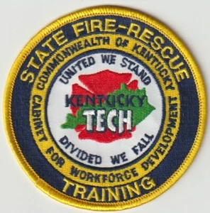 Kentucky Tech. State Fire-Rescue Training Patch Versand aus Australien - Bild 1 von 1